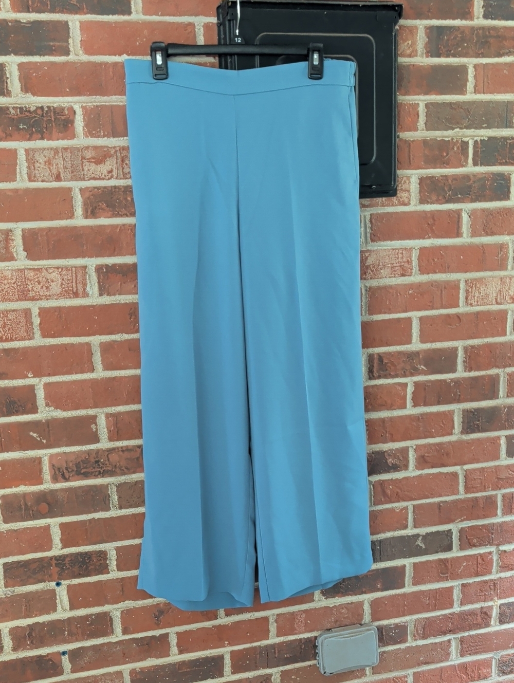 J. Crew  Blue Wide-Leg Pull On High Rise Pants Size 14 (858)